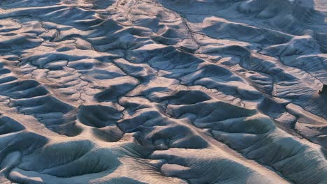 canyon landscape near hanksville, utah, aerial parallax