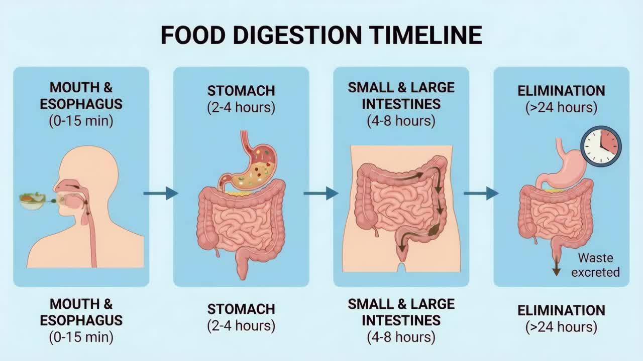 Digestive System Timeline
