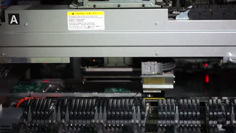 assembling the motherboard components by the machine in turkey