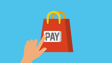 payment online digital animation