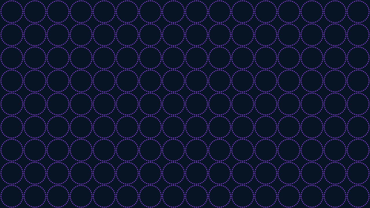 Circles and dots pattern with neon color 1