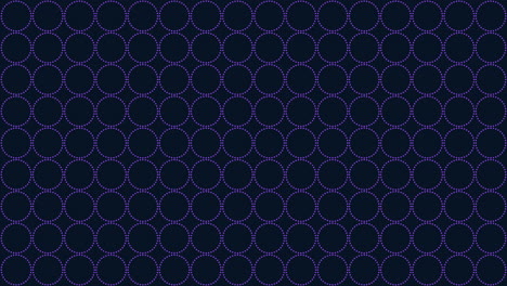 circles and dots pattern with neon color 1