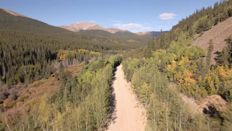 Following-a-dirt-road-from-the-air-with