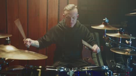 drummer in action