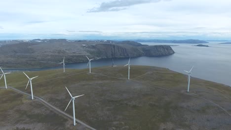 windmills for electric power production havoygavelen windmill park norway