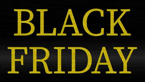 black friday event text animation motion graphics