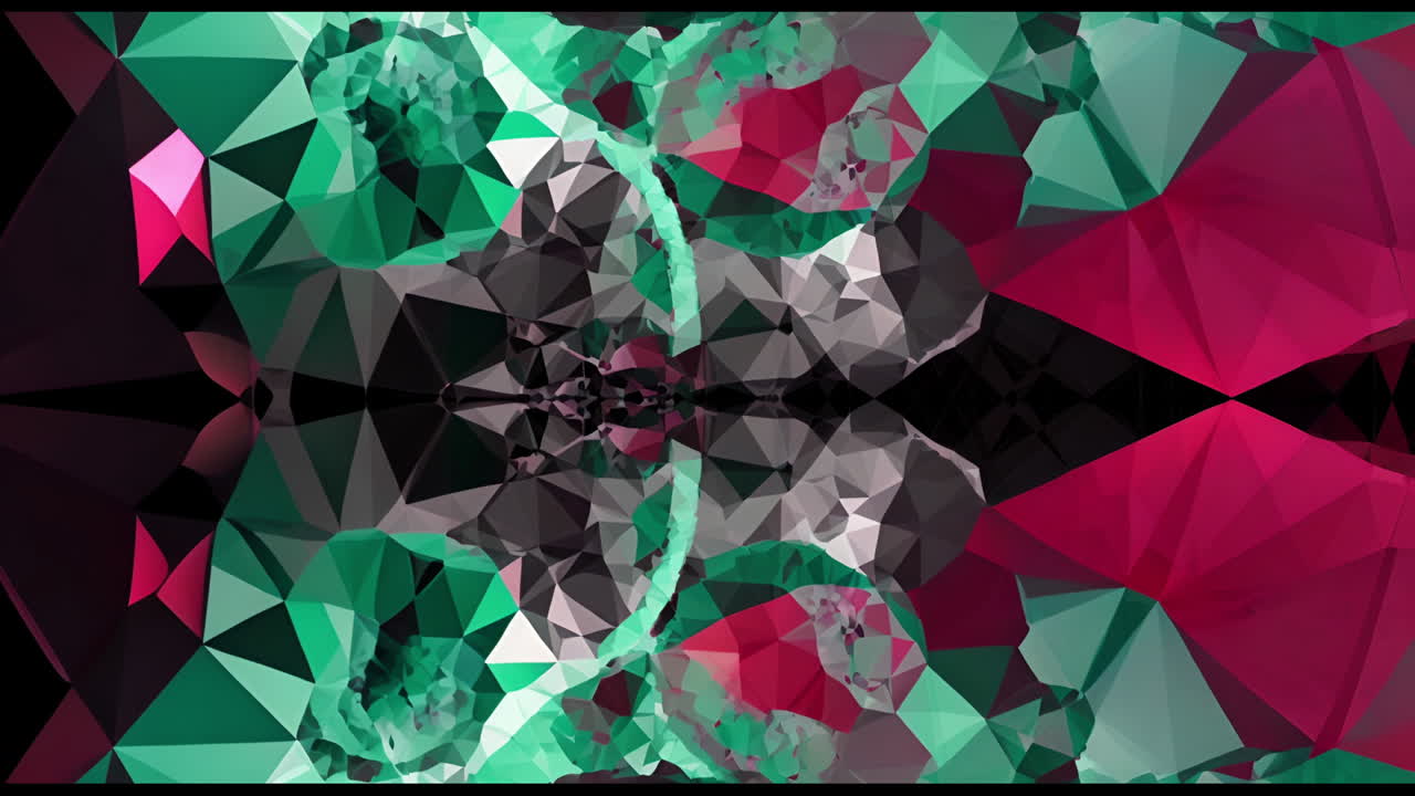Abstract Geometric Kaleidoscopic Pattern