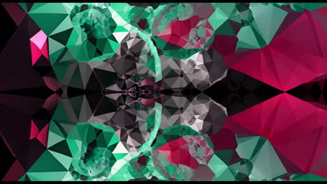 abstract geometric kaleidoscopic pattern