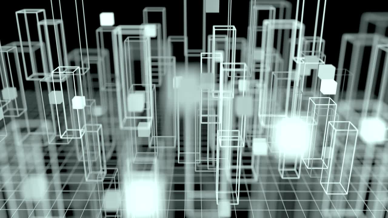 4K Cloud Computing Storage Concept.