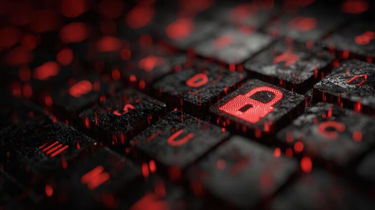 Vue rapprochée d'un clavier avec un symbole de verrouillage illuminé, mettant l'accent sur les thèmes de sécurité et de protection dans les environnements numériques