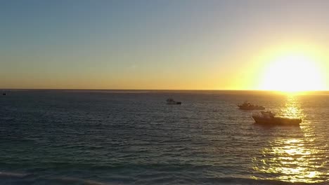 Drone,-aerial-views-of-Noosa-beach,-Sunshine-Coast,-Australia