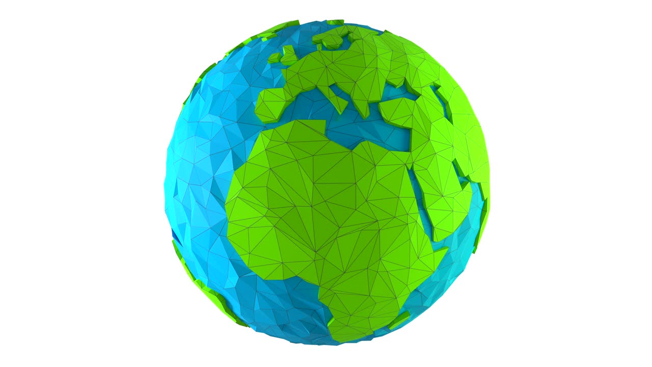 el mundo giratorio 3d