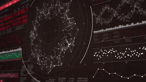 Digital-Generierte-Molekülstruktur