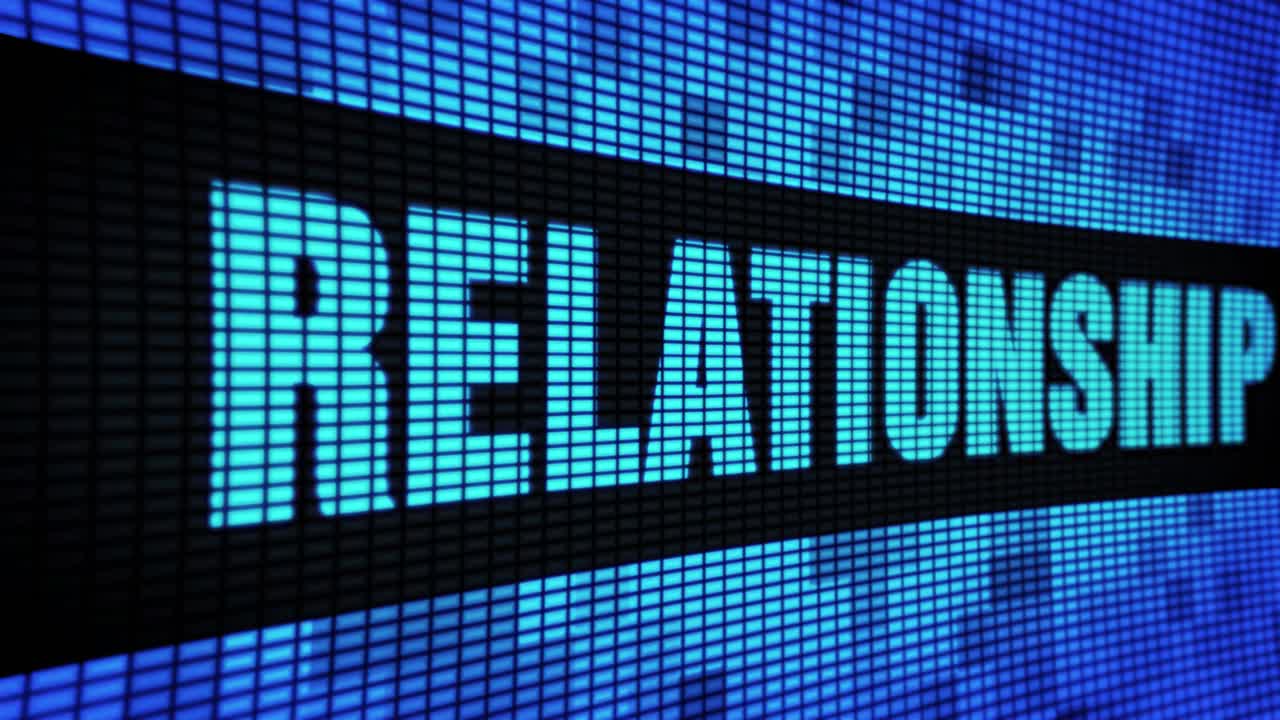 Relationship Displayed on LED Screen