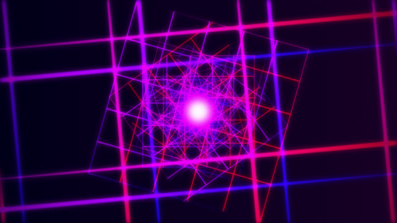 fondo de movimiento de neón bucle sin costuras