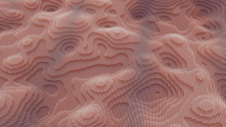 Abstract 3D Geometric Background
