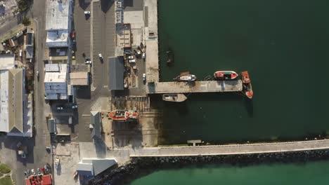 flying up from a harbour