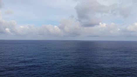 Pacific-ocean-view-with-light-clouds-and-calm-water