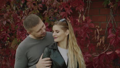couple in autumnal setting
