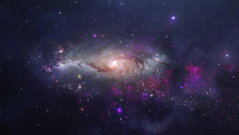 Galaxia-De-La-Vía-Láctea-En-El-Espacio-Y-La-Nebulosa