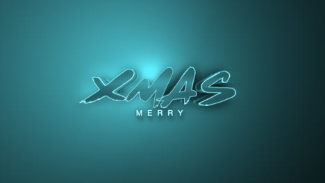 Texto-De-Feliz-Navidad-Monocromático-Oscuro-En-Degradado-Verde