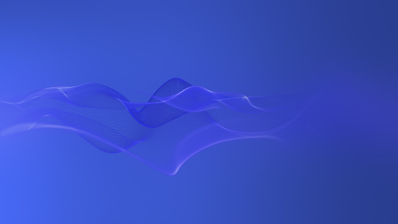 Calm Light Blue Wave Motion – Loopable Design