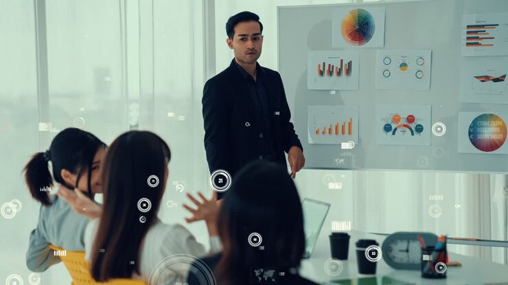 ビジネスの人々と企業のスタッフの会合 ビジネスのグラフィック