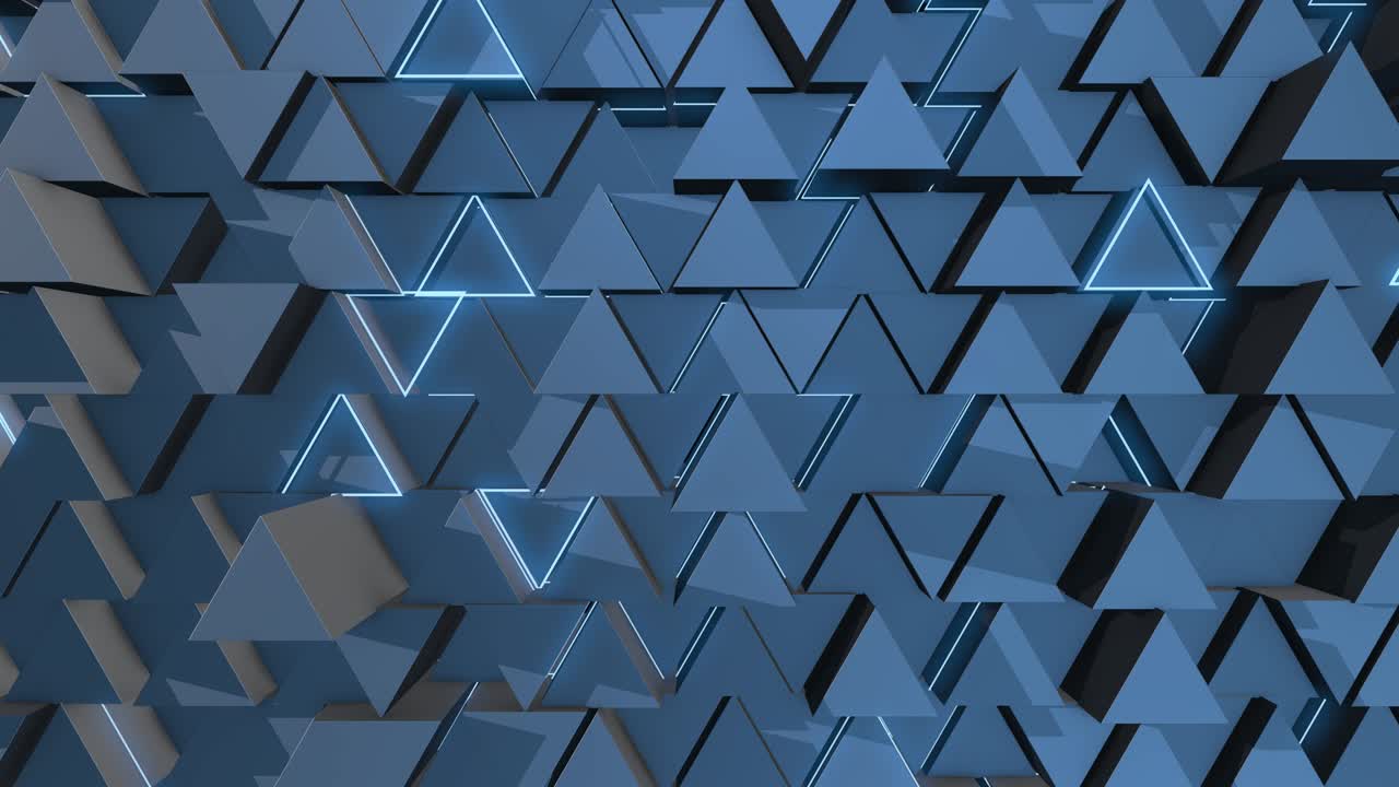 Trigon Geometric Background 4K