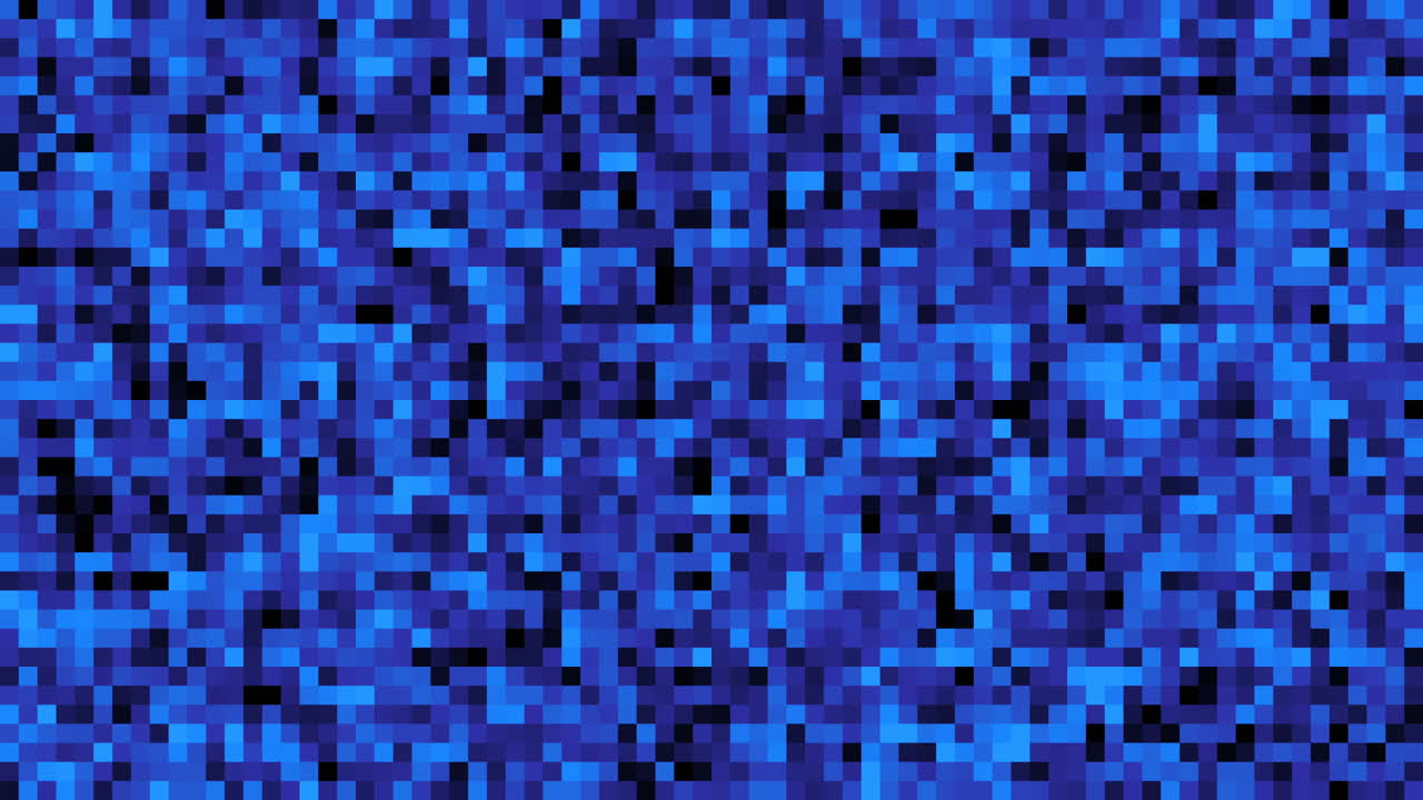 Blue Pixelated Pattern