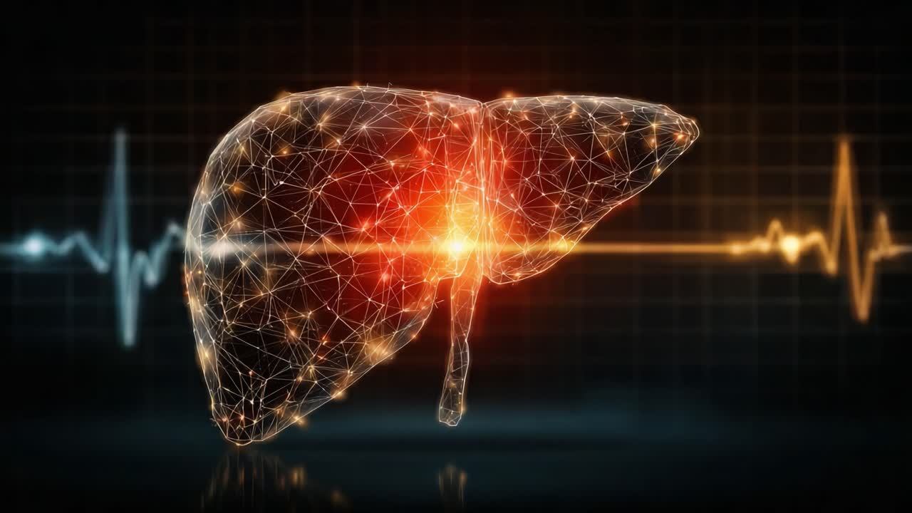 A Visual Representation of the Human Liver: Exploring Its Complex Structure and Vital Functions within the Body's Circulatory System Through 3D Modeling and Digital Rendering