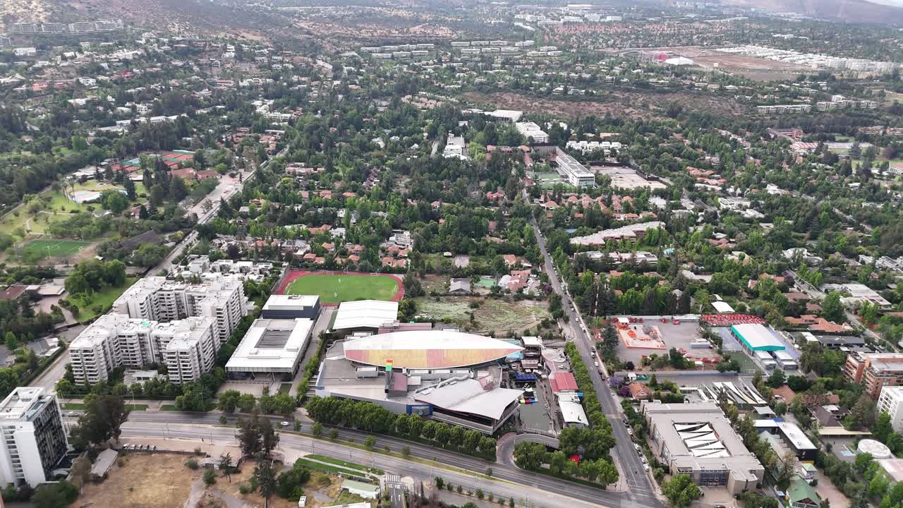 Scenic Hill Roads of Las Condes, Metropolitan Region, Country: Chile