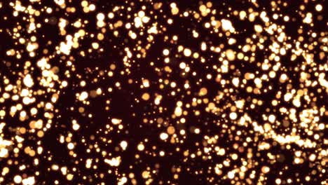 gold colored particles