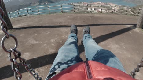 POV-legs-on-the-Swing