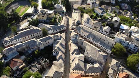 Well-known-tourist-destination:-Oldtown-in-Gjirokastra---Albania