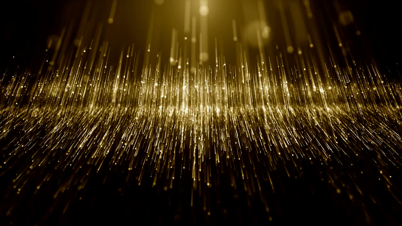 입자 금 반이는 보케상 먼지 추상적인 배경 루프