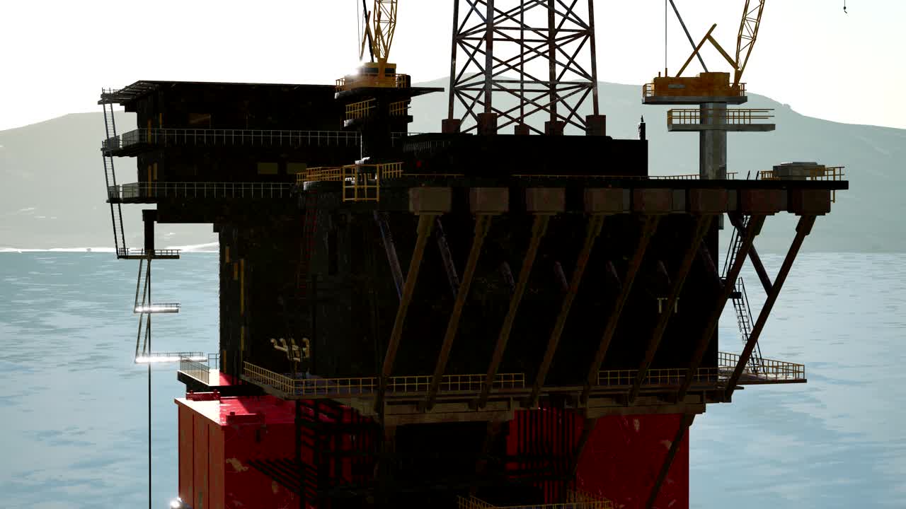 plataforma de perforación de petróleo