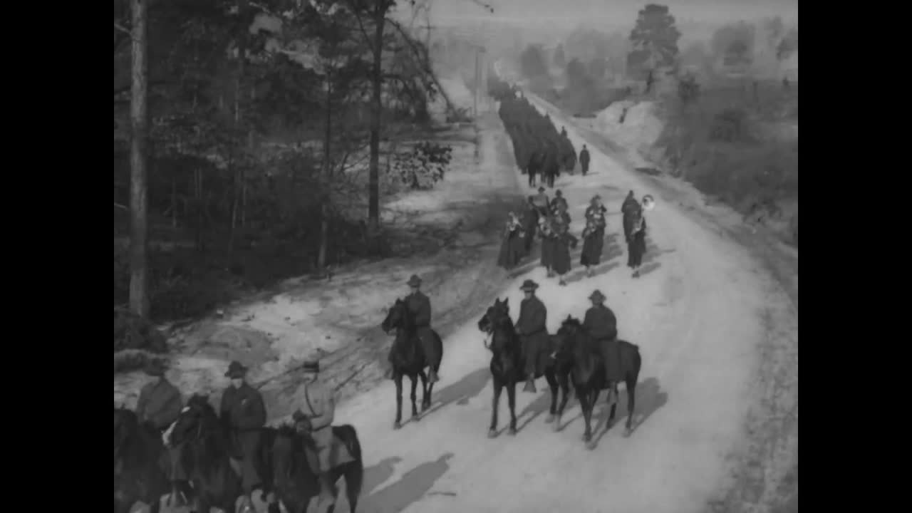 제1차 세계 대전에서 전투를 준비하는 군대의 좋은 장면