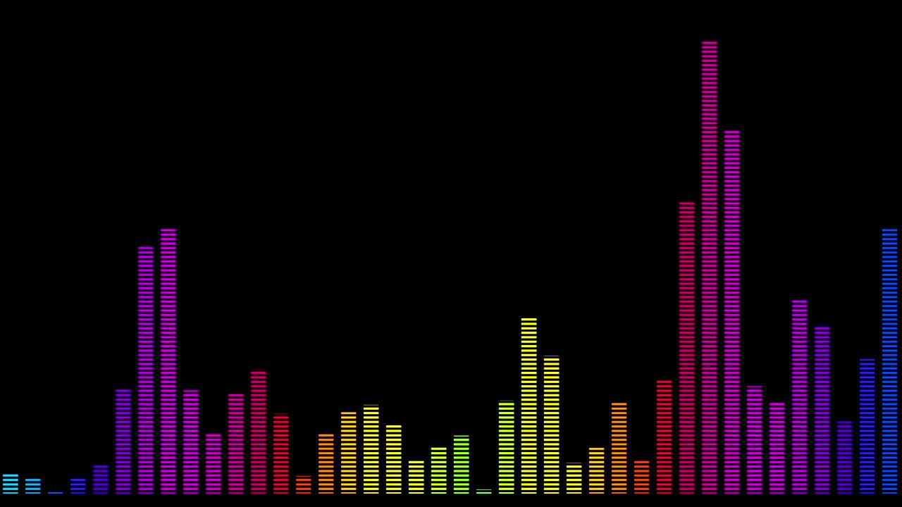 4K Audio Spectrum Bar