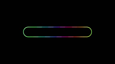 barra de carga de puntos arco iris, animación en bucle con canal alfa