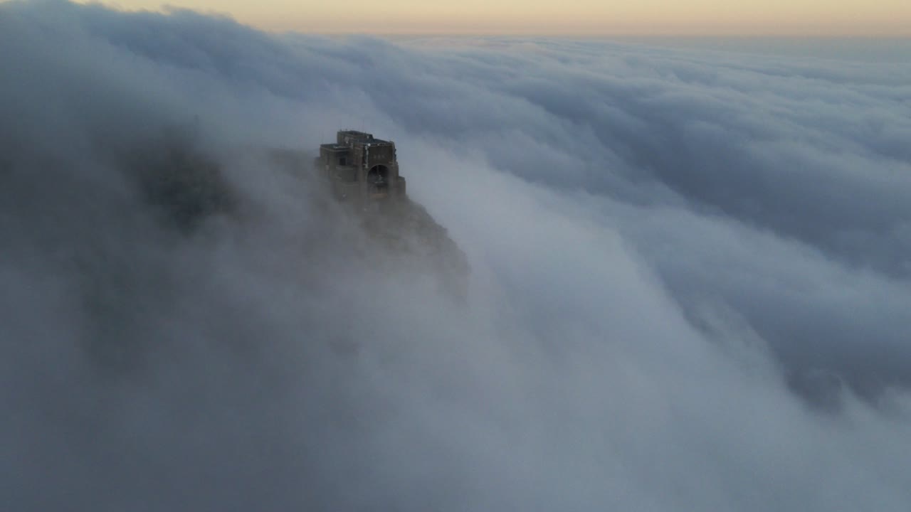 Cableway Above the Clouds at Table Mountain
