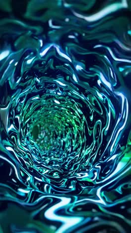 hypnotic green fluid vortex background