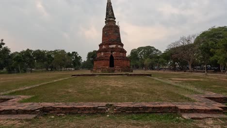 historic structures amidst tranquil greenery and clear skies