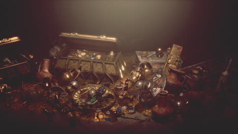 a treasure trove of ancient gold and jewels