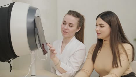 smart ai digital skin analysis facial imaging system for beauty salon