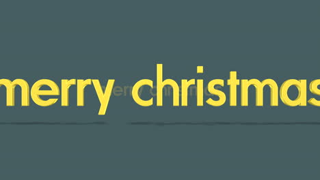 Rolling-Merry-Christmas-text-on-green-gradient