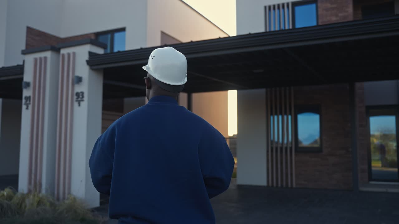 Ispettore di costruzione al lavoro