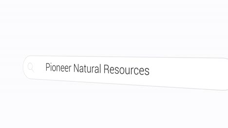 typing pioneer natural resources on the search engine