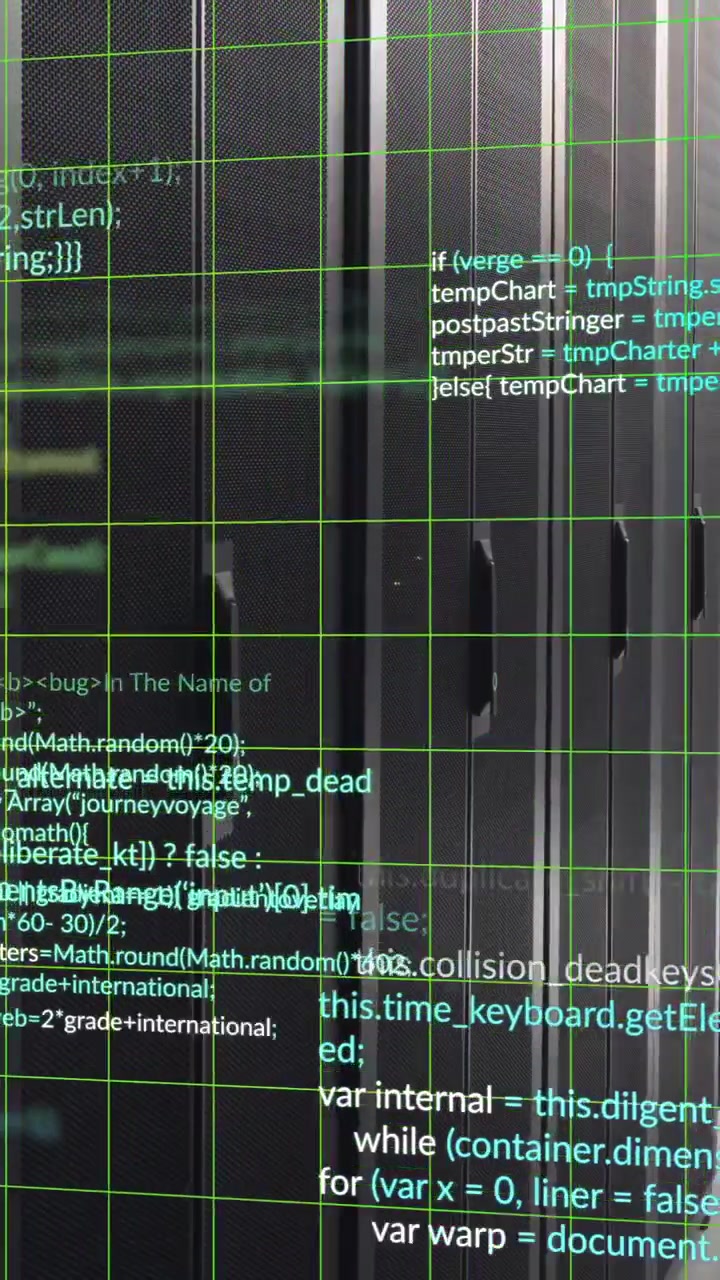 Animation of digital data processing over computer servers