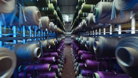 fábrica de alfombras, producción de alfombras, hilos sintéticos para tejer telar-5