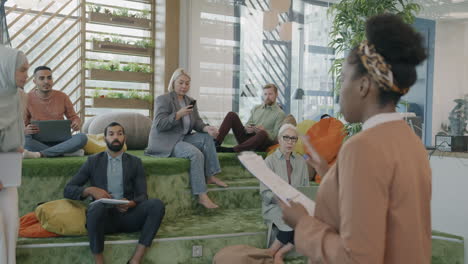 modern office meeting